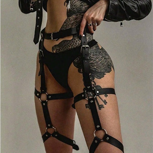 Fashion Ladies Wear One Leg Thinning Band Adjustable Belt Leg Thinning Band Sexy Fashion Ladies Wear One Leg Thinning Band Adjustable Belt Leg Thinning Band Sexy